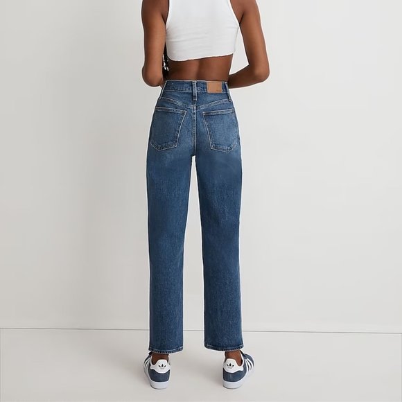 NWOT The Petite Perfect Vintage Straight Jean in Mayfield Wash - Picture 5 of 9